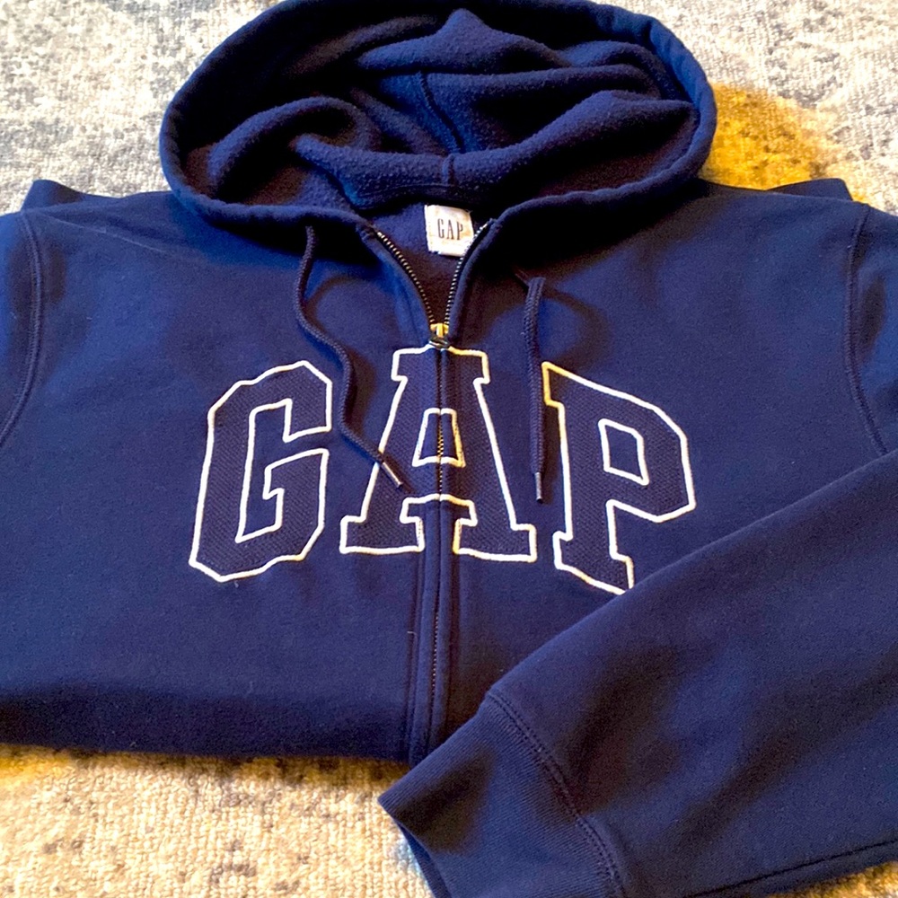 Gap Navy Zip Hoodie